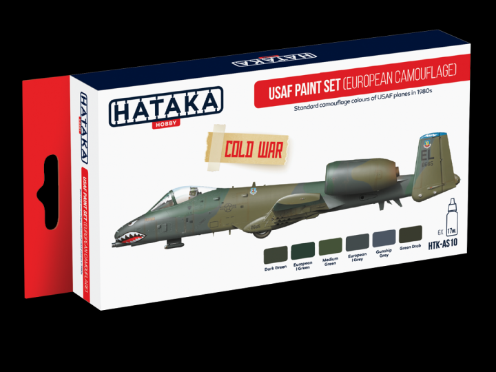 Boxart USAF Paint Set (European Camouflage) HTK-AS10 Hataka Hobby Red Line