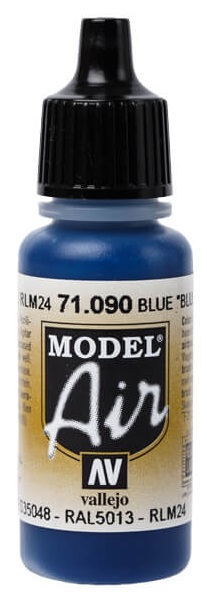 Boxart Blue "Blue Angels" - FS35048 - RAL5013 - RLM24 71.090 Vallejo Model Air