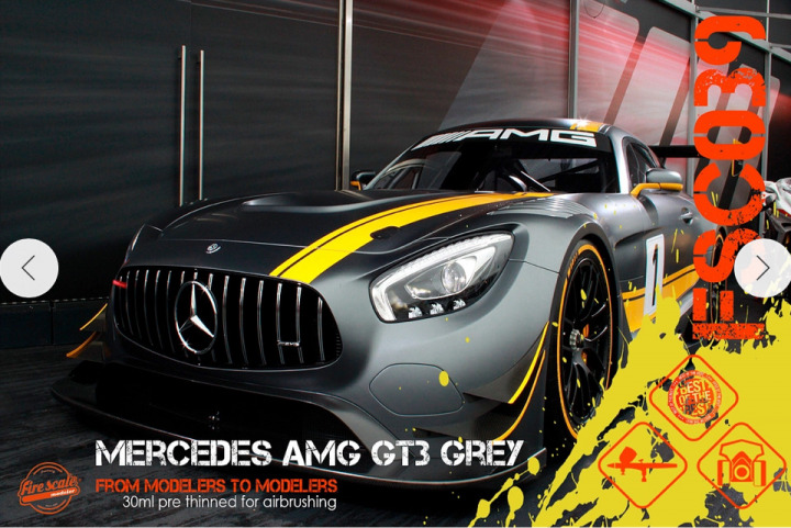 Boxart Mercedes AMG GT3  Fire Scale Colors
