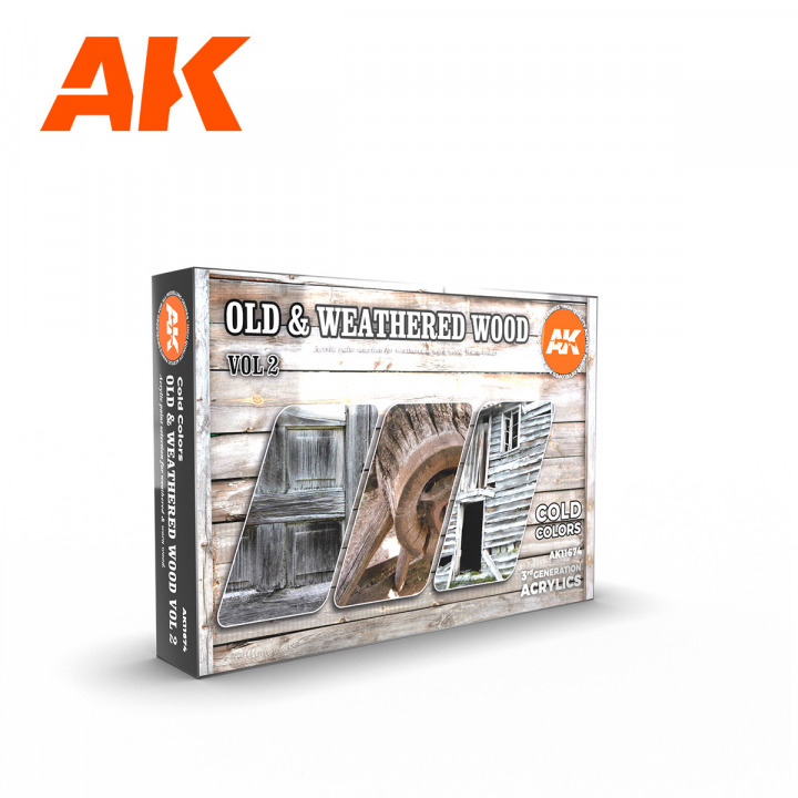 Boxart Old & Weathered Wood Vol 2  AK 3rd Generation - General