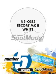 Boxart Escort Mk II White  Number Five