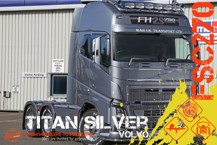 Boxart Titan Silver Volvo  Fire Scale Colors