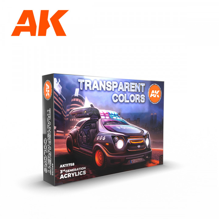 Boxart Transparent Colors Set  AK 3rd Generation - General