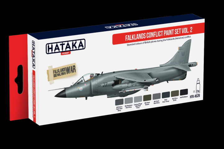 Boxart Falklands Conflict paint set vol. 2 HTK-AS28 Hataka Hobby Red Line