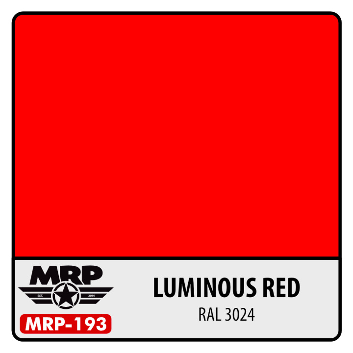 Boxart Luminous Red (RAL 3024)  MR.Paint