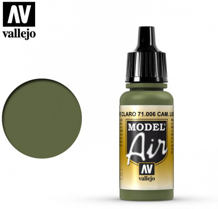 Boxart Light Green Chromate - Camouflage Light Green 71.006 Vallejo Model Air Boxart Light Green Chromate - Camouflage Light Green 71.006 Vallejo Model Air