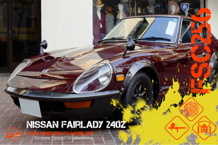 Boxart Nissan Fairlady 240Z Maroon  Fire Scale Colors