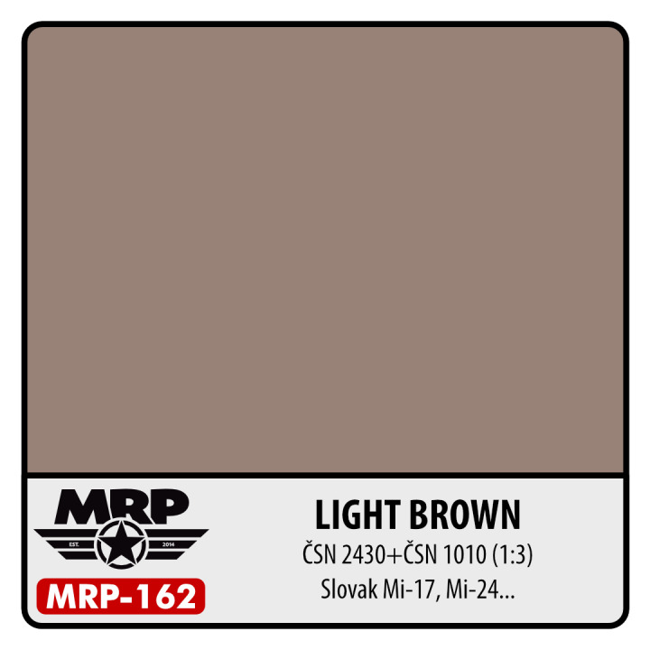 Boxart Light Brown (CSN 2430 + CSN 1010) 1.3 Slovak Mi-17, Mi-24..  MR.Paint