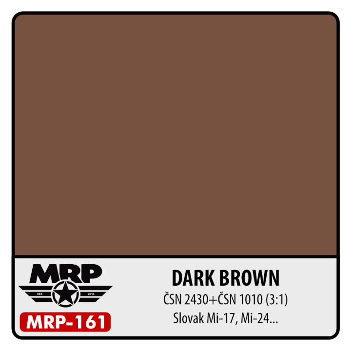 Boxart Dark Brown (CSN 2430 + CSN 1010) 3.1 Slovak Mi-17, Mi-24..  MR.Paint
