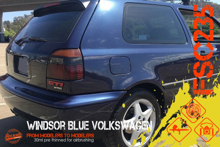 Boxart Windsor blue Volkswagen  Fire Scale Colors