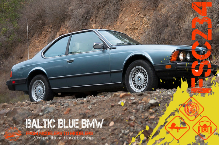 Boxart Baltic Blue BMW  Fire Scale Colors