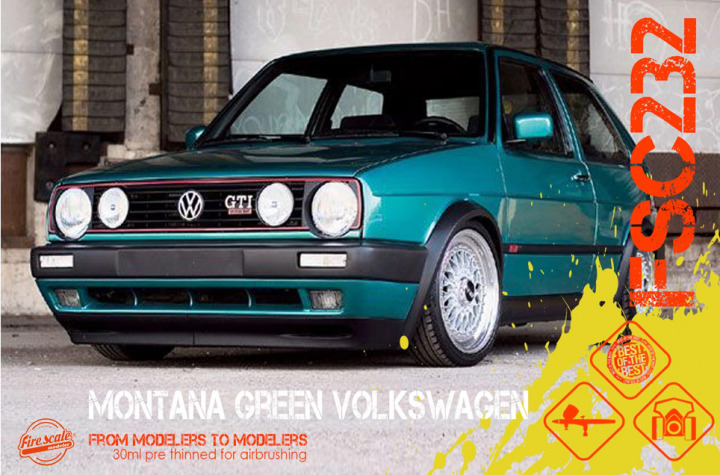 Boxart Montana Green Volkswagen  Fire Scale Colors