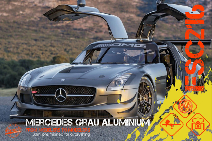 Boxart Aluminum Grade Mercedes  Fire Scale Colors