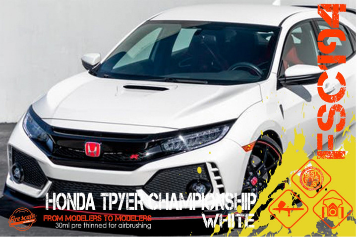 Boxart Championship White Honda Type R  Fire Scale Colors