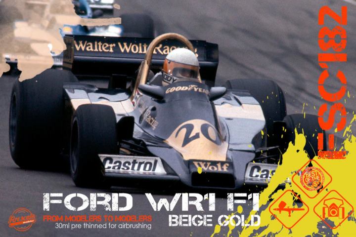 Boxart Ford WR1 F1 Gold  Fire Scale Colors