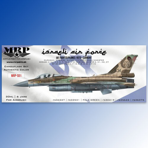 Boxart Israeli Air Force set 1973-Current MRP-S01 MR.Paint