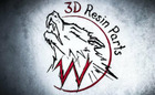 Wolf 3D Resin Parts Logo