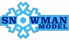 Snowman Model Logo Snowman Model Logo